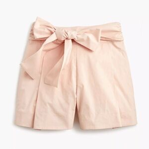 J. Crew Tie-waist short in cotton poplin